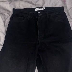 American apparel high waisted jeans